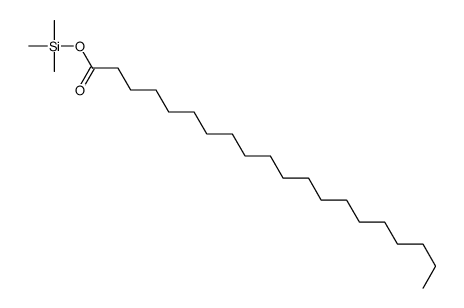 Icosanoic acid trimethylsilyl ester Structure