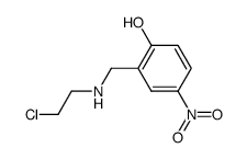 2-(2-Chlorethylaminomethyl)-4-nitrophenol Structure