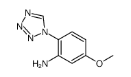 5-methoxy-2-(1H-tetrazol-1-yl)aniline结构式