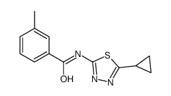 Benzamide, N-(5-cyclopropyl-1,3,4-thiadiazol-2-yl)-3-methyl- (9CI) picture