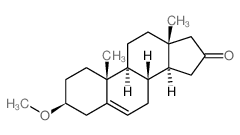 Androst-5-en-16-one, 3.beta.-methoxy- structure