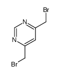 Pyrimidine, 4,6-bis(bromomethyl)- (9CI)结构式