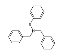 N,N-dibenzyl benzenesulfenamide结构式