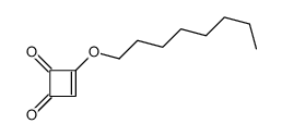 3-octoxycyclobut-3-ene-1,2-dione结构式