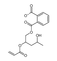 2-(4-hydroxy-2-prop-2-enoyloxypentoxy)carbonylbenzoate Structure