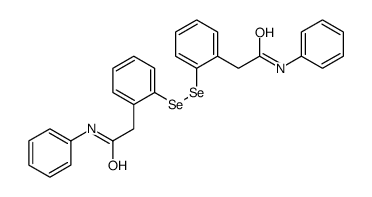 2-[2-[[2-(2-anilino-2-oxoethyl)phenyl]diselanyl]phenyl]-N-phenylacetamide Structure