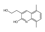 3-(2-hydroxyethyl)-5,8-dimethyl-1H-quinolin-2-one Structure