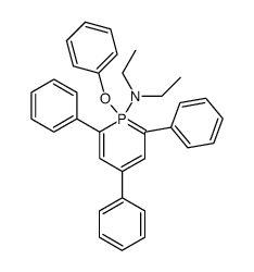 diethyl-(1-phenoxy-2,4,6-triphenyl-1λ5-phosphinin-1-yl)-amine Structure