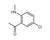 1-(5-chloro-2-(methylamino)phenyl)ethanone结构式