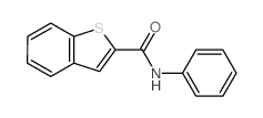 Benzo[b]thiophene-2-carboxamide,N-phenyl- Structure