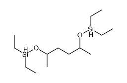 5-diethylsilyloxyhexan-2-yloxy(diethyl)silane Structure