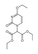 diethyl 2-(4-ethoxy-2-oxopyrimidin-1-yl)propanedioate Structure