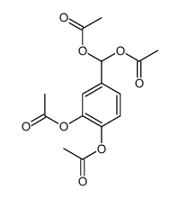 3,4-diacetoxybenzylidene diacetate structure