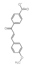 2-Propen-1-one,3-(4-methoxyphenyl)-1-(4-nitrophenyl)- Structure