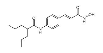 2-propylpentanoic acid [4-(2-hydroxycarbamoylvinyl)phenyl]amide Structure