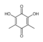 2,6-dihydroxy-3,5-dimethyl-1,4-benzoquinone结构式