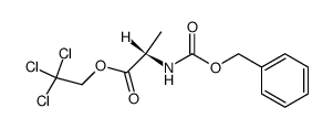 Z-L-Ala 2,2,2-trichloroethyl ester Structure