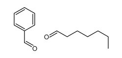 benzaldehyde,heptanal Structure