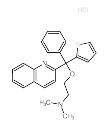 Ethanamine,N,N-dimethyl-2-(phenyl-2-quinolinyl-2-thienylmethoxy)-, hydrochloride (1:1) picture