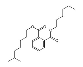 1-O-hexyl 2-O-(6-methylheptyl) benzene-1,2-dicarboxylate结构式