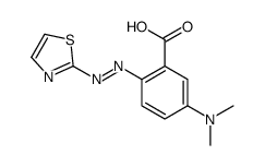 5-(Dimethylamino)-2-(2-thiazolylazo)-benzoic acid structure