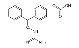 2-benzhydryloxyguanidine,nitric acid Structure