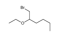 1-bromo-2-ethoxyhexane Structure