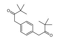 1-[4-(3,3-dimethyl-2-oxobutyl)phenyl]-3,3-dimethylbutan-2-one Structure