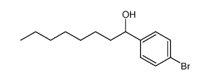 1-(4-bromo-phenyl)-octan-1-ol Structure