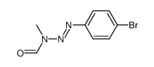 1-(4-bromophenyl)-3-formyl-3-methyltriazene Structure