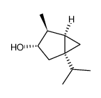 (1S,5α)-4β-Methyl-1-isopropylbicyclo[3.1.0]hexan-3α-ol Structure