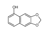 Naphtho[2,3-d]-1,3-dioxole-5-ol结构式