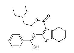 2-(diethylamino)ethyl 2-benzamido-4,5,6,7-tetrahydro-1-benzothiophene-3-carboxylate Structure