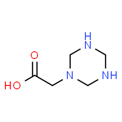 1,3,5-Triazine-1(2H)-aceticacid,tetrahydro-(9CI) structure