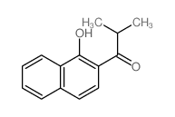 1-Propanone,1-(1-hydroxy-2-naphthalenyl)-2-methyl- Structure