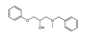 1-[benzyl(methyl)amino]-3-phenoxypropan-2-ol Structure