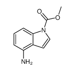 1H-Indole-1-carboxylicacid,4-amino-,methylester(9CI)结构式