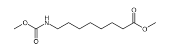 8-methoxycarbonylamino-octanoic acid methyl ester Structure