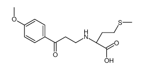 (2S)-2-[[3-(4-methoxyphenyl)-3-oxopropyl]amino]-4-methylsulfanylbutanoic acid结构式