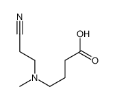 4-[2-cyanoethyl(methyl)amino]butanoic acid结构式