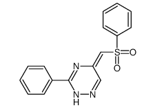 5-(benzenesulfonylmethylidene)-3-phenyl-2H-1,2,4-triazine Structure