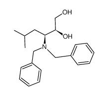 (2S,3s)-3-二苄基氨基-5-甲基-1,2-己二醇结构式