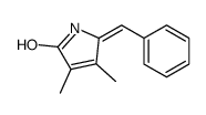 5-benzylidene-3,4-dimethylpyrrol-2-one Structure