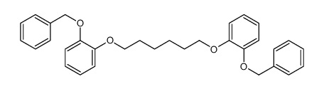 1-phenylmethoxy-2-[6-(2-phenylmethoxyphenoxy)hexoxy]benzene结构式