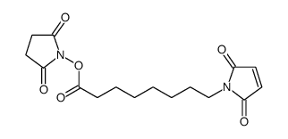 N-SUCCINIMIDYL 8-MALEIMIDOCAPRYLATE Structure