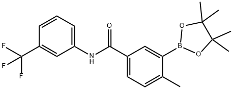 4-Methyl-3-(4,4,5,5-tetramethyl-1,3,2-dioxaborolan-2-yl)-N-[3-(trifluoromethyl)phenyl]benzamide picture