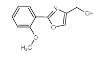 [2-(2-甲氧基苯基)噁唑-4-基]甲醇结构式