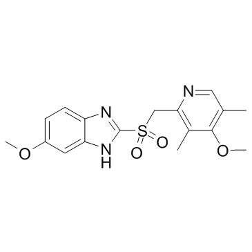 Omeprazole Sulfone Structure