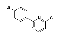 2-(4-bromophenyl)-4-chloropyrimidine结构式