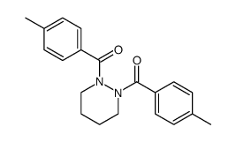 Pyridazine, hexahydro-1,2-bis(4-methylbenzoyl) Structure